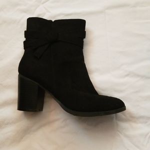 black suede boots